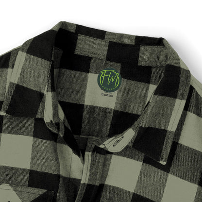 Unisex Flannel Shirt Green