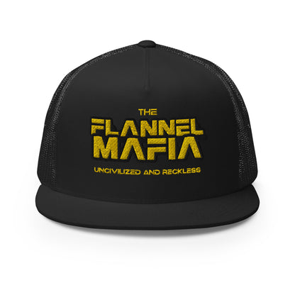 FLANNEL MAFIA Trucker Cap yellow