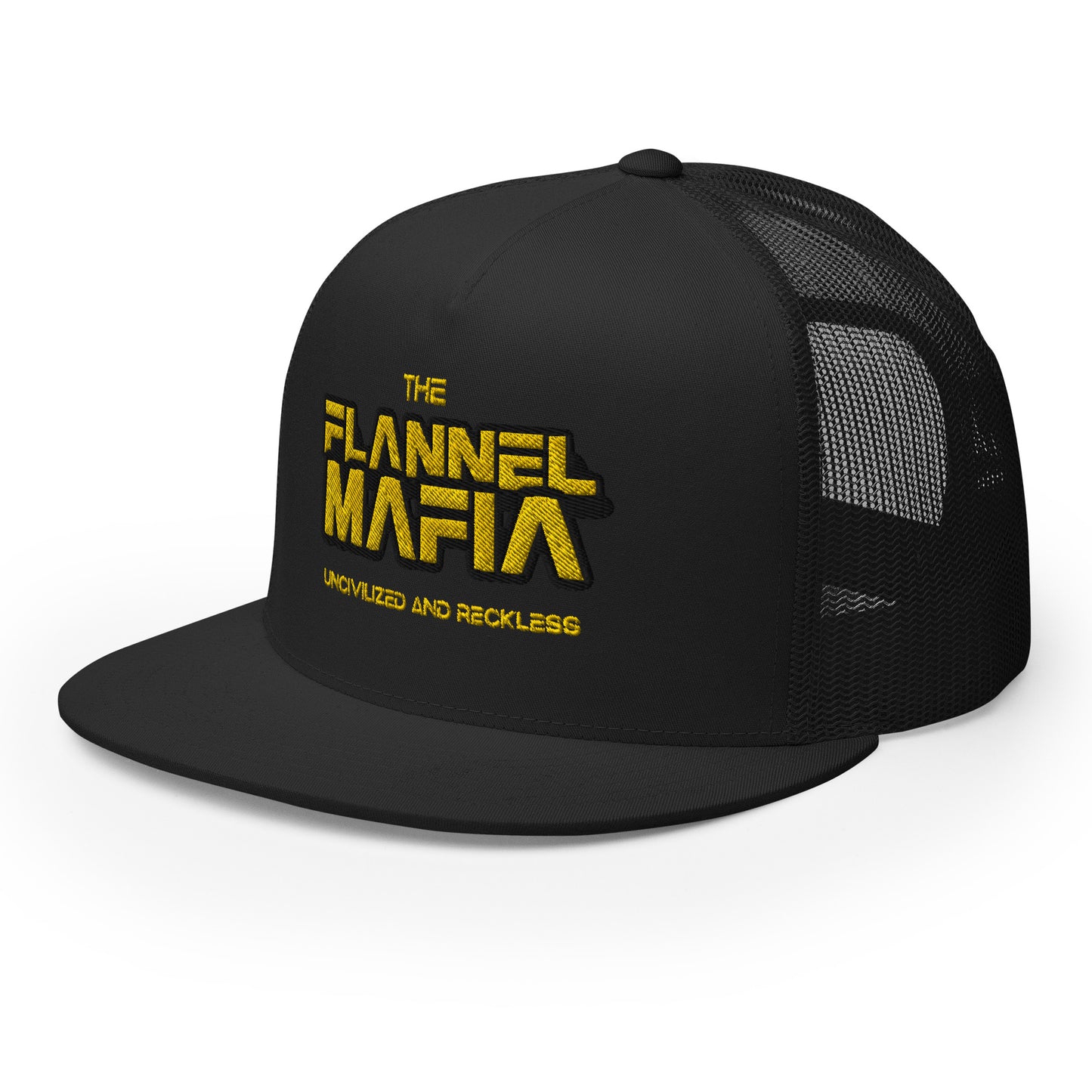 FLANNEL MAFIA Trucker Cap yellow