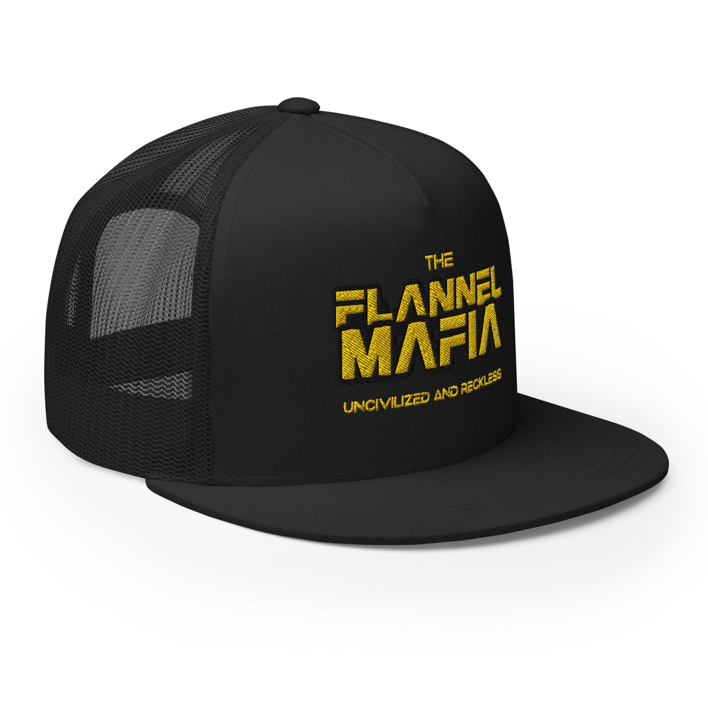 FLANNEL MAFIA Trucker Cap yellow