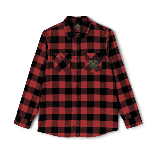 Unisex Flannel Shirt LOGO Red